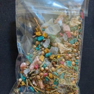 Encens de Purification du Maghreb (Tfoussikha) dans son sachet de 50g, utilisé pour éliminer les mauvaises énergies, le mauvais œil et les blocages.