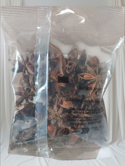 Badiane entière (anis étoilé) 50g pour rituels de magie, protection, purification et amour