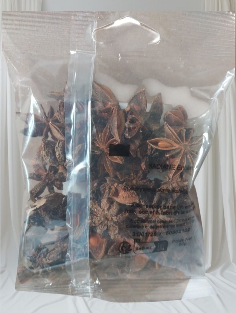 Badiane entière (anis étoilé) 50g pour rituels de magie, protection, purification et amour