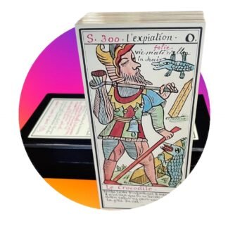 Jeu de Tarot de Belline à imprimer – Cartes divinatoires vintage PDF + livret français/anglais